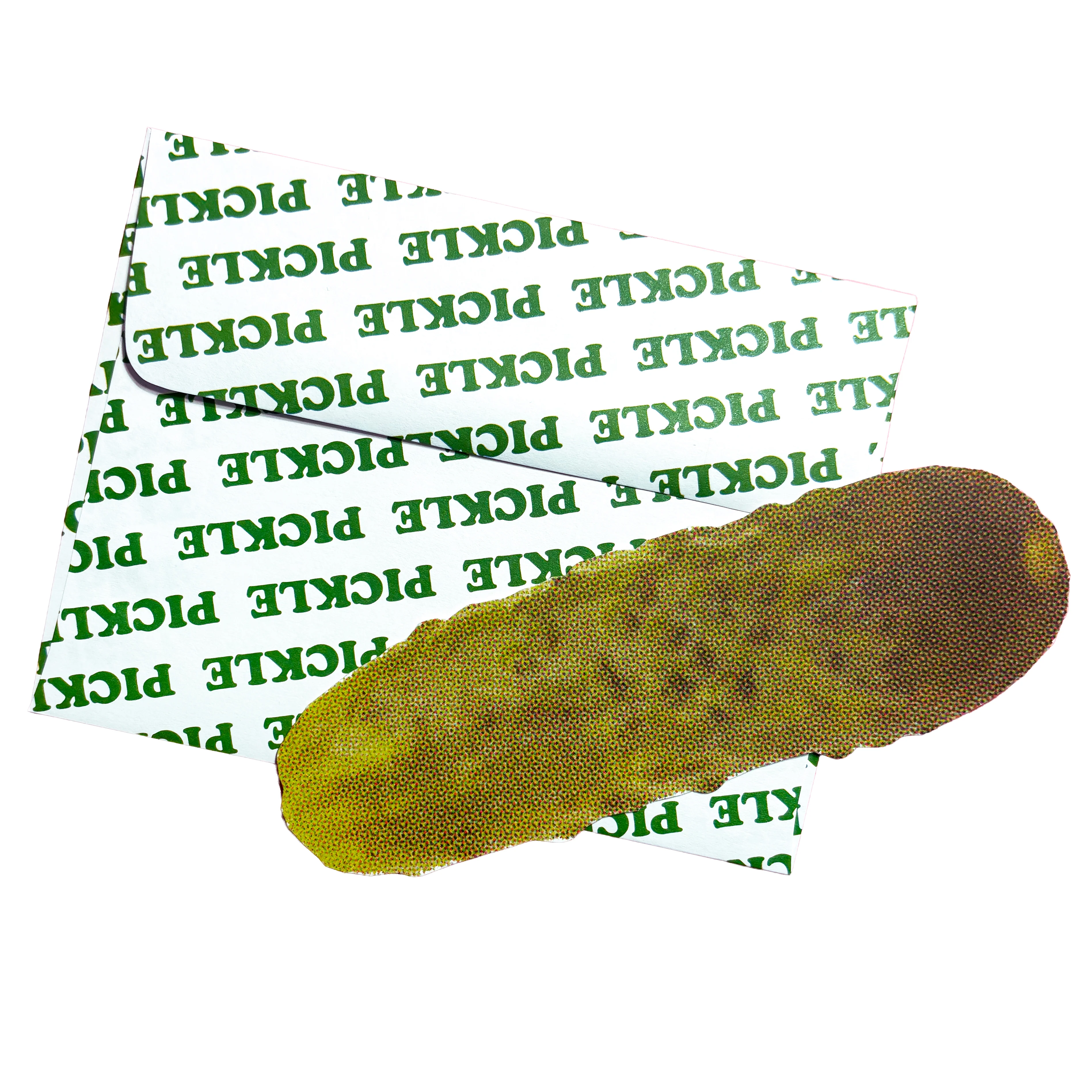 Retro NYC Pickle Postcard with Envelope - Image 2