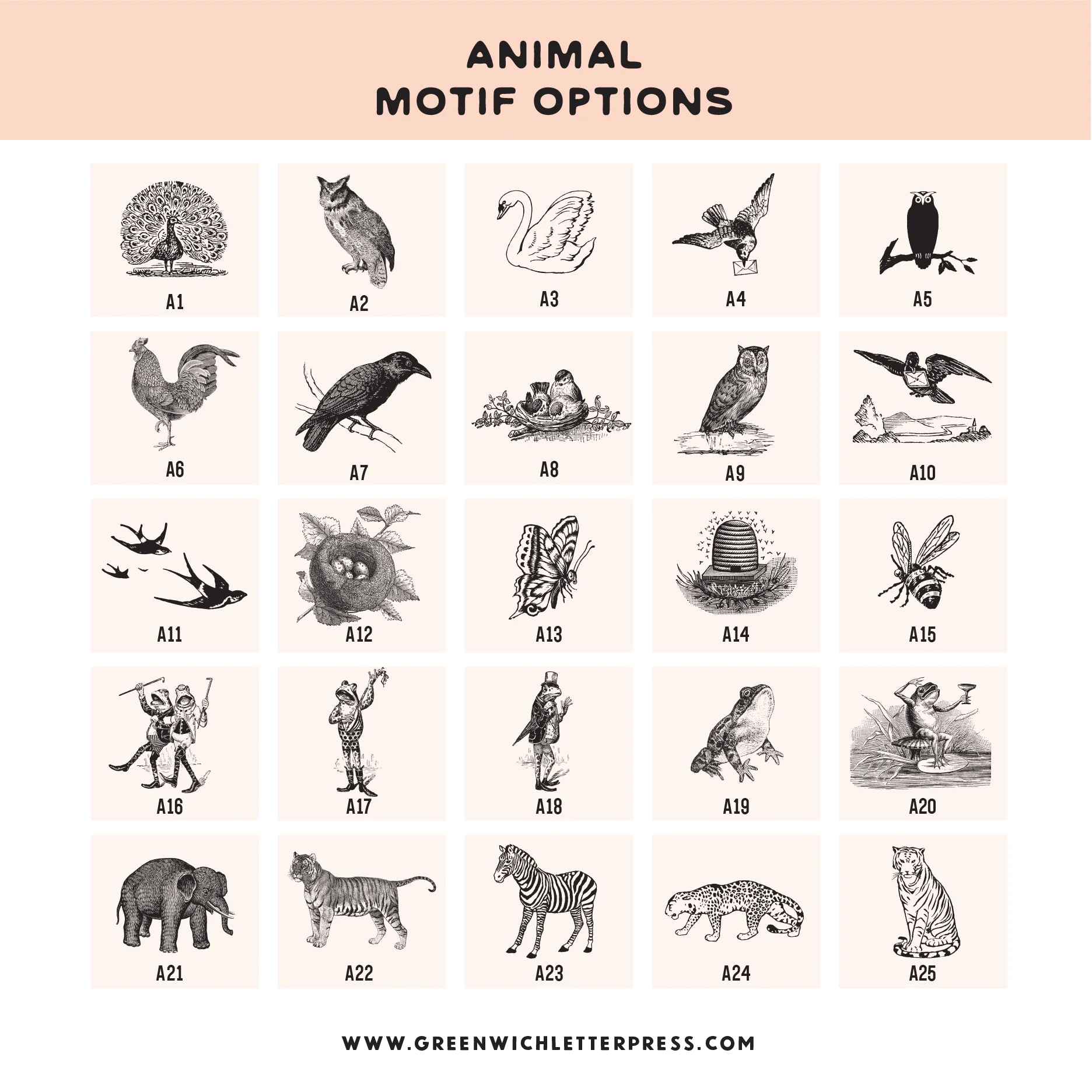 CHOOSE YOUR OWN MOTIF: ANIMALS - Image 7