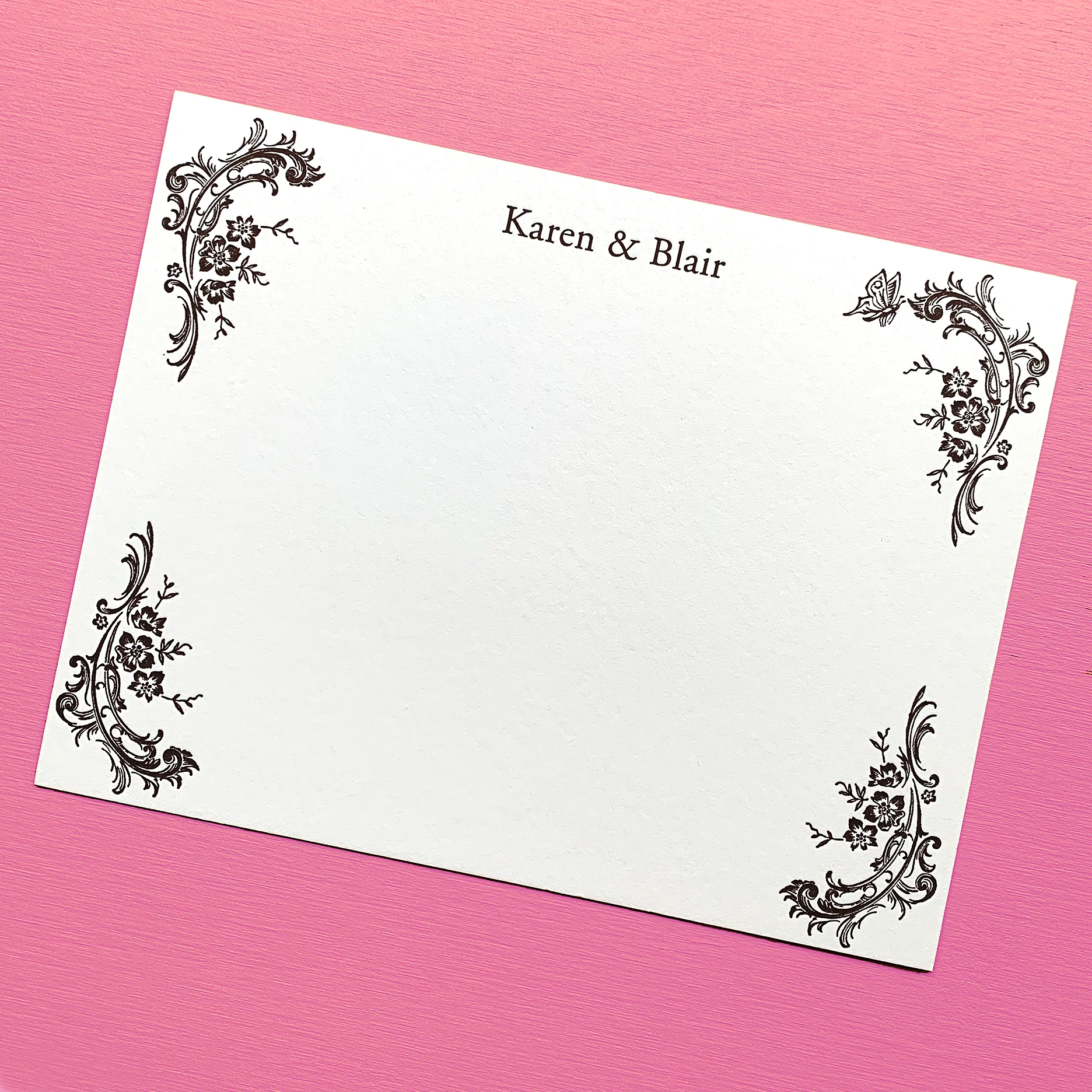 SWEET LETTERPRESS STATIONERY