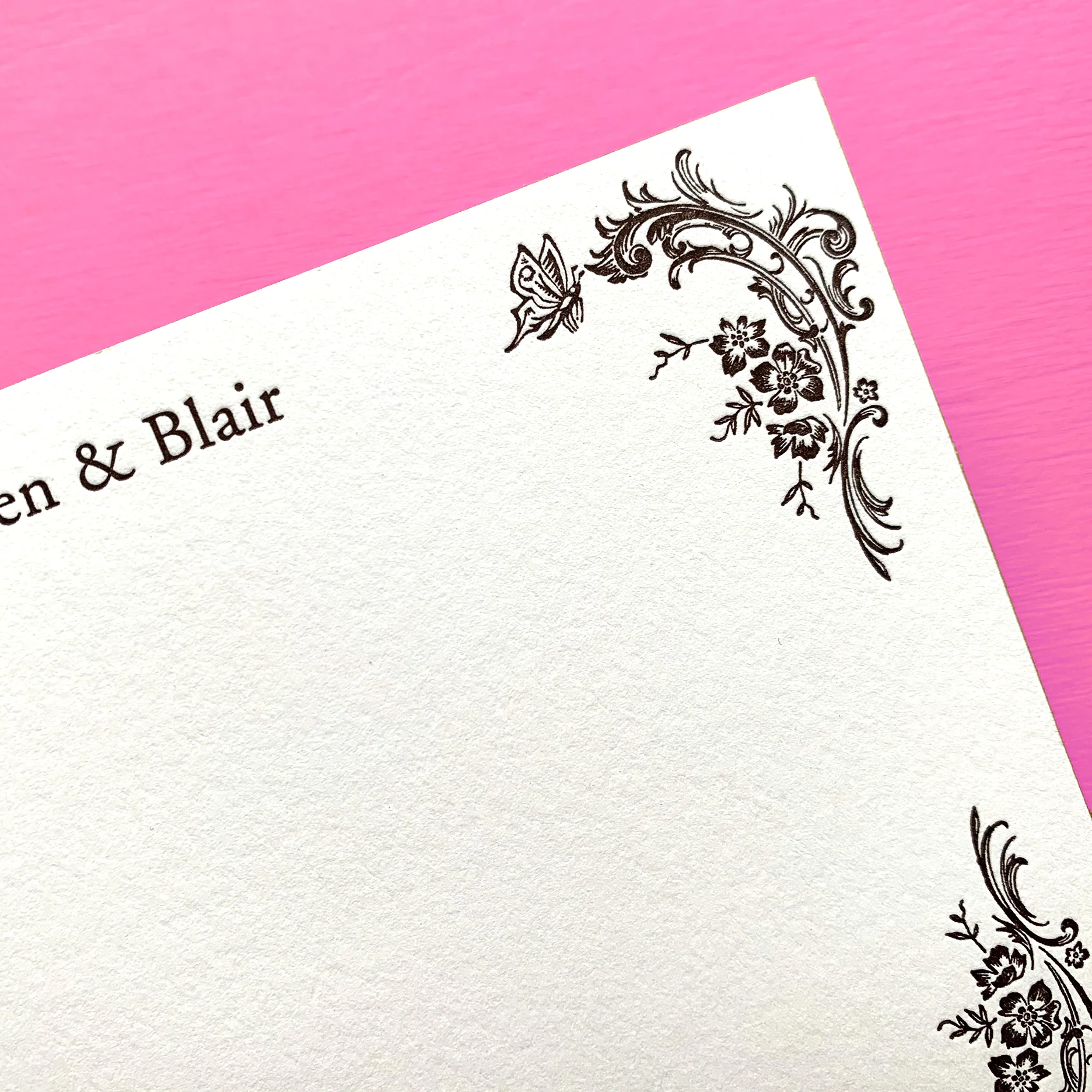 SWEET LETTERPRESS STATIONERY - Image 2