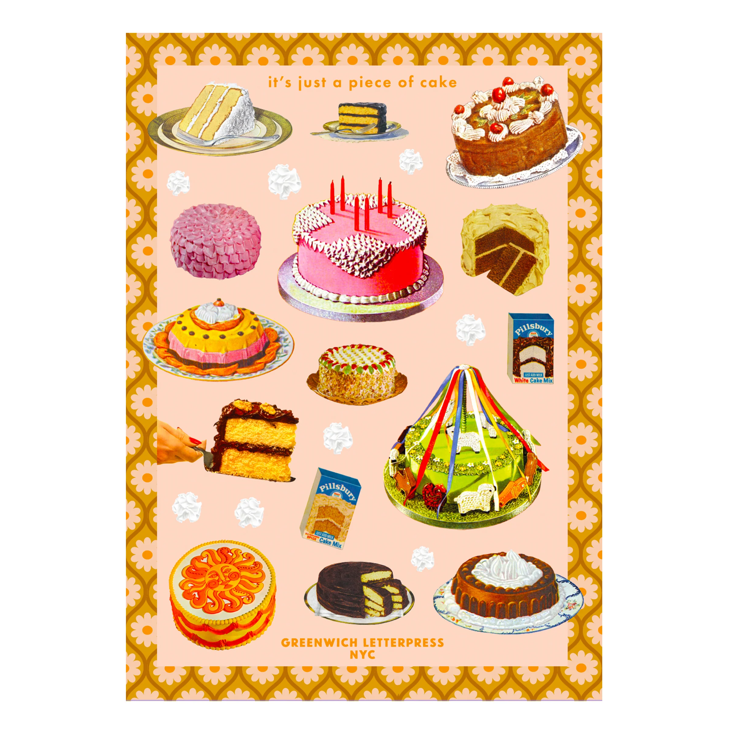 Piece of Cake Sticker Sheet