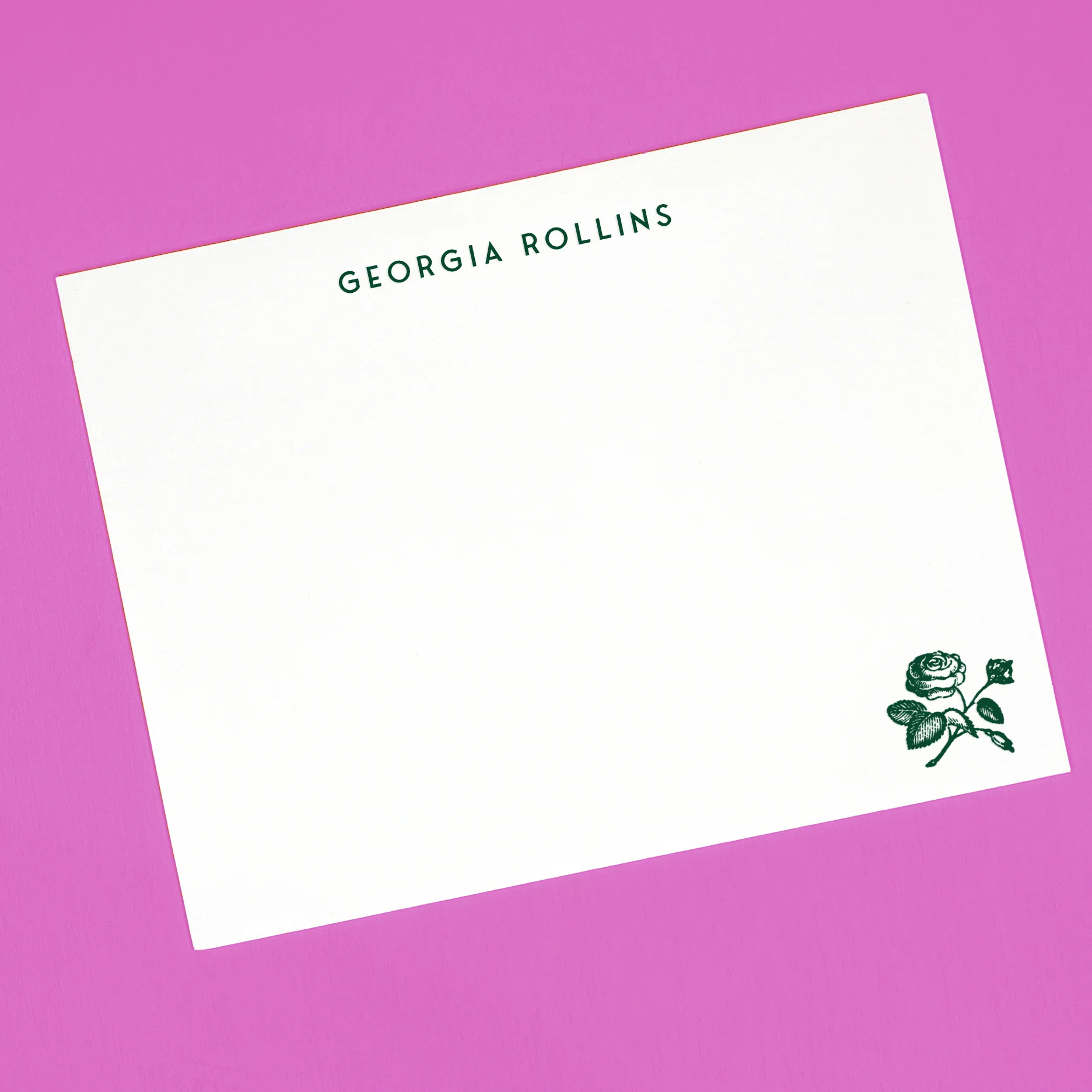 FORT GREENE LETTERPRESS STATIONERY