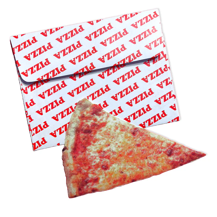 Retro NYC Pizza Postcard with Envelope - Image 2