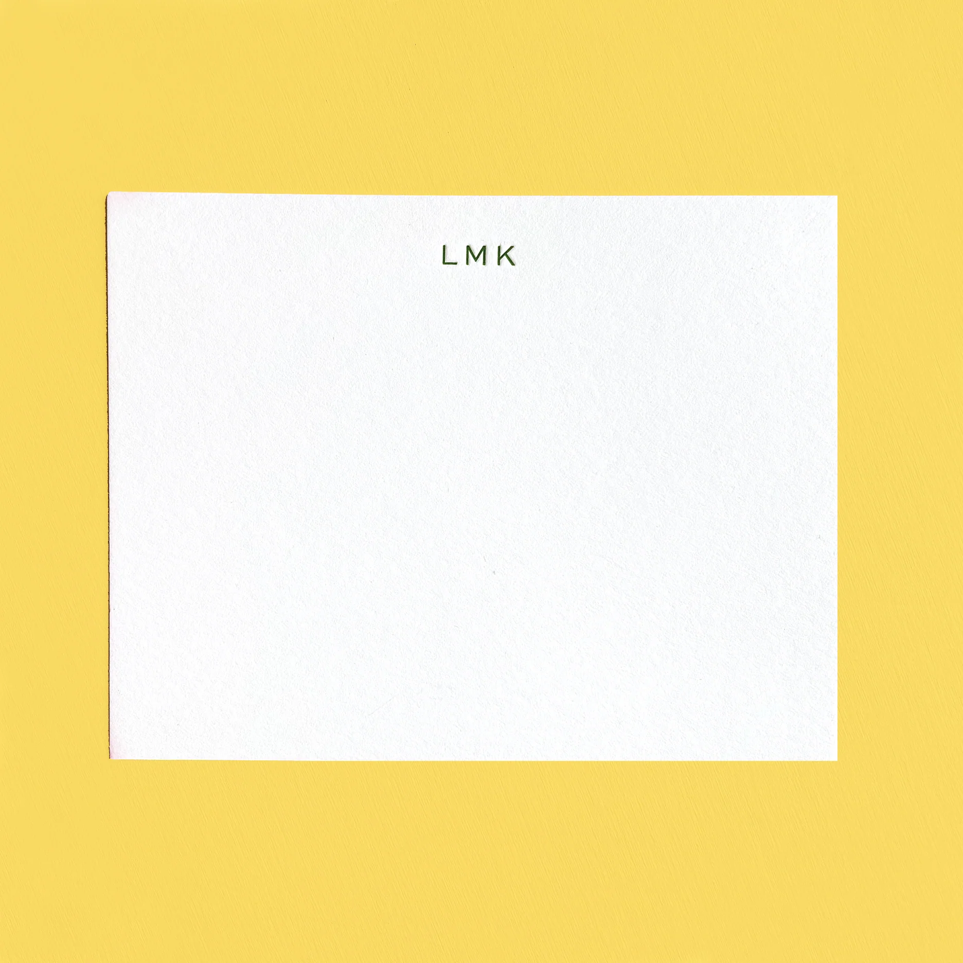 INITIALS LETTERPRESS STATIONERY - Image 2