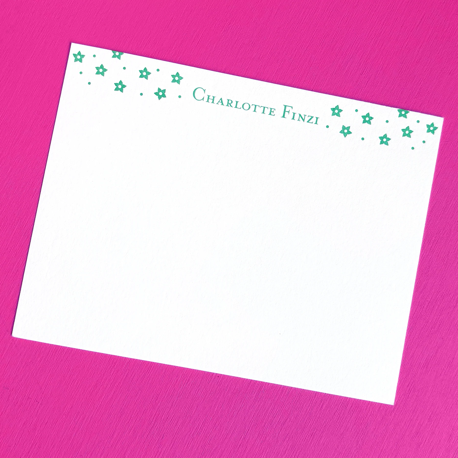 LITTLE STARS LETTERPRESS STATIONERY